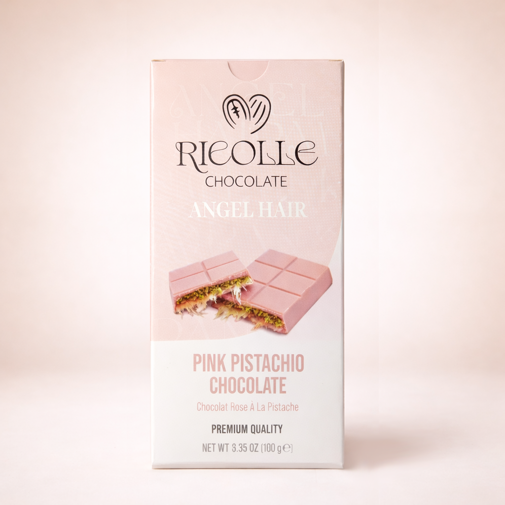 Ricolle Chocolate - Angel Hair Pink Pistachio