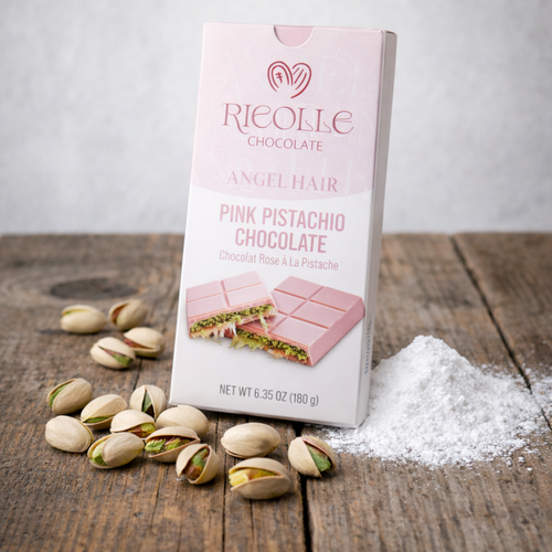 Ricolle Chocolate - Angel Hair Pink Pistachio Large 180g