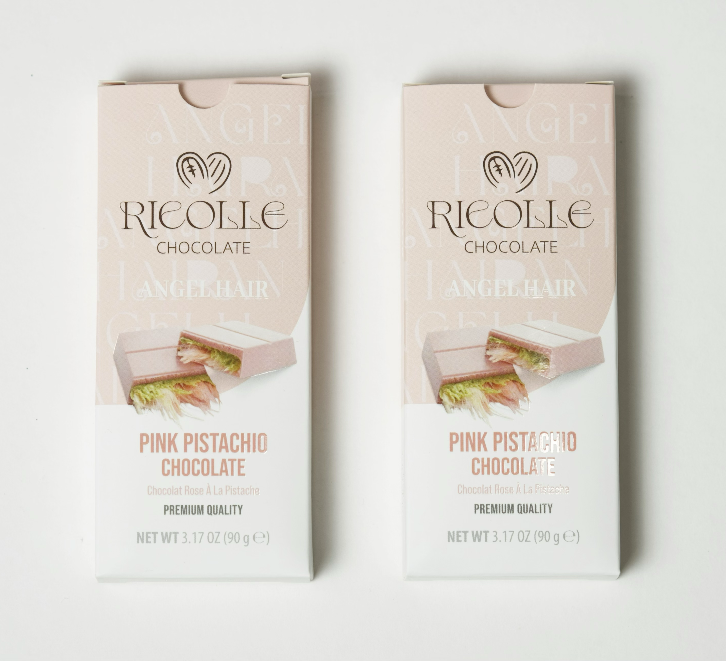 Ricolle Chocolate - Angel Hair Pink Pistachio