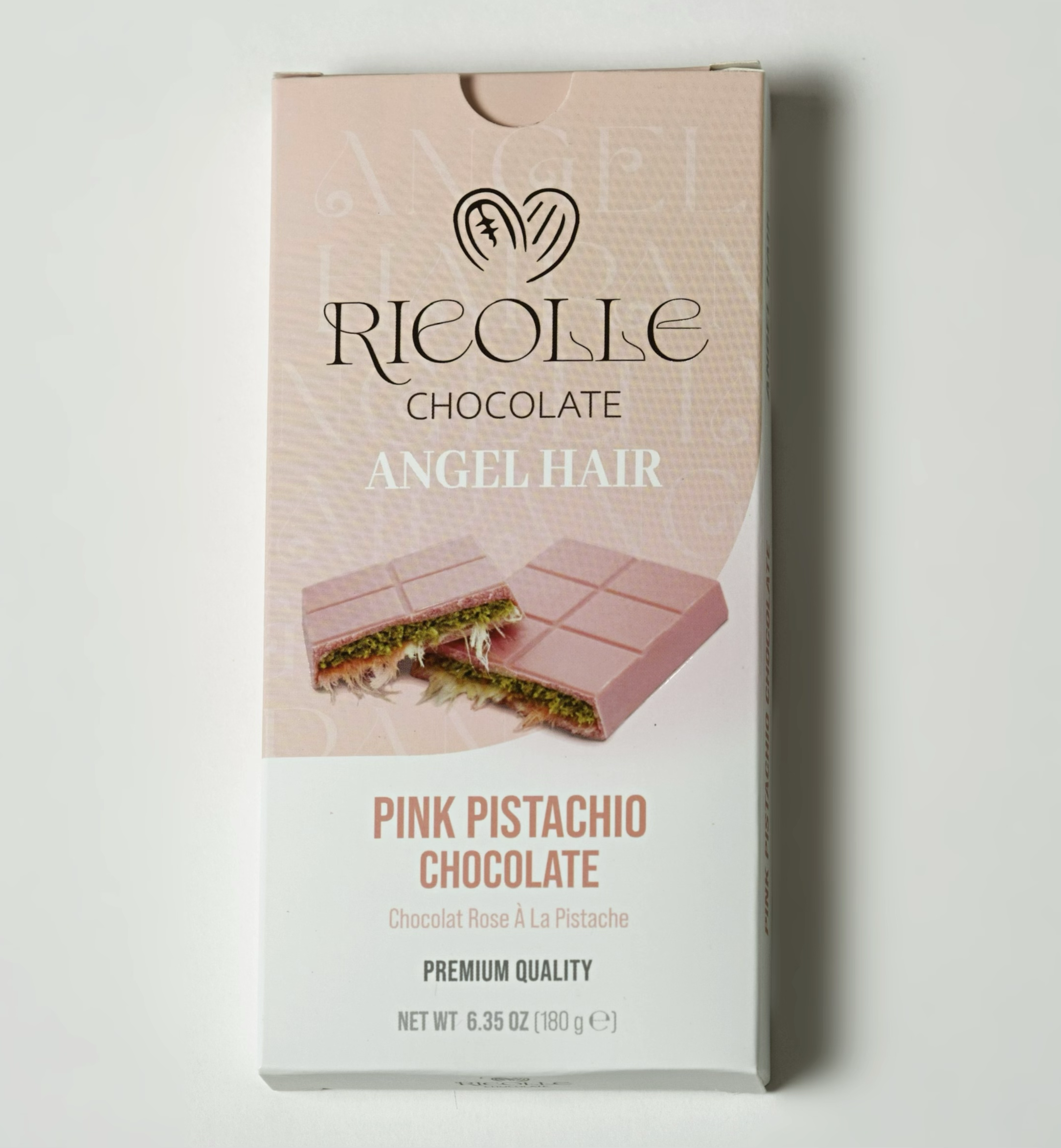 Ricolle Chocolate - Angel Hair Pink Pistachio